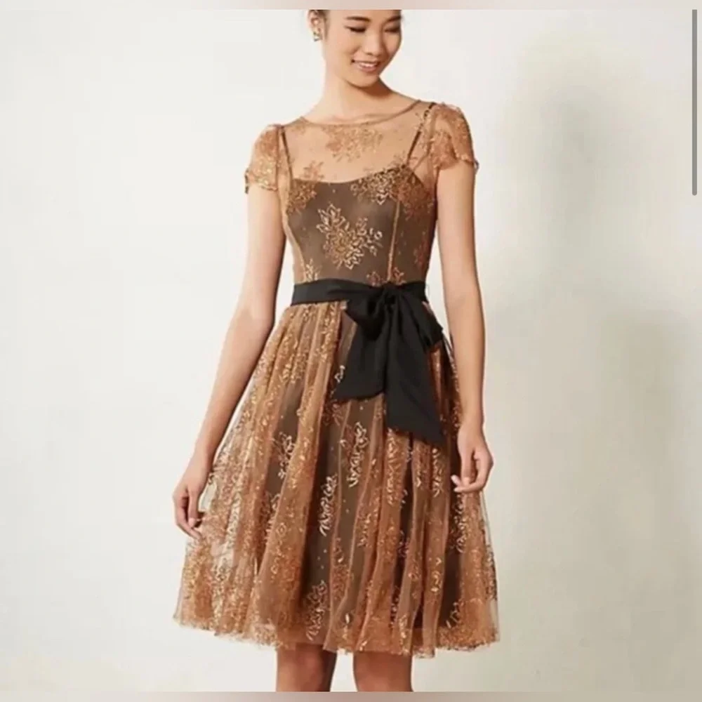 Anthropologie | Moulinette Soeurs Honeyed Lace Dress - Picture 2 of 12
